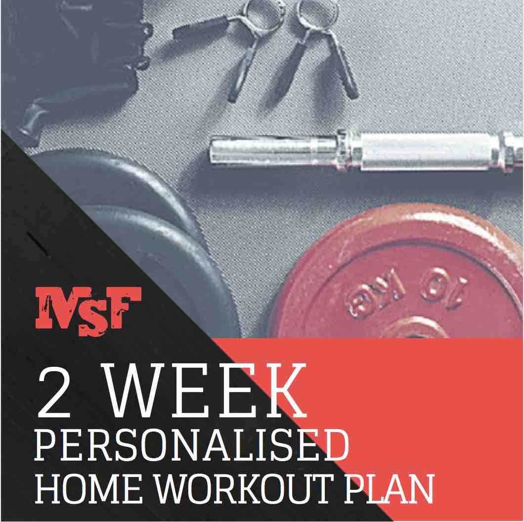 Personalised home workout online plan